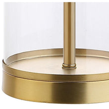 Load image into Gallery viewer, 29" Gold Table Lamp With Drum Shade