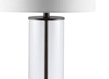 Load image into Gallery viewer, 29" Antiqued Bronze Table Lamp With Drum Shade