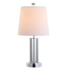 Load image into Gallery viewer, 18" Silver Novelty Column Lamp With Empire Shade