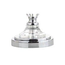 Load image into Gallery viewer, 27" Silver Novelty Bedside Lamp With Drum Shade