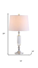 Load image into Gallery viewer, 27" Silver Novelty Table Lamp With Empire Shade