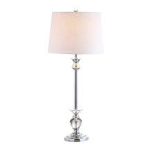 Load image into Gallery viewer, Set of Two 33" Silver Table Lamps With Drum Shades