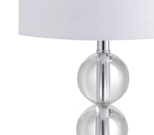 Load image into Gallery viewer, 18" Clear Novelty Table Lamp With Drum Shade