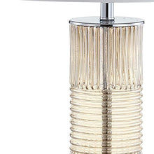 Load image into Gallery viewer, 30" Clear Table Lamp With Drum Shade