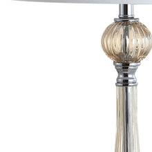 Load image into Gallery viewer, Set of Two 33" Champagne Novelty Table Lamps With Globe Shades