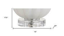Load image into Gallery viewer, 18" Clear Novelty Table Lamp With Drum Shade