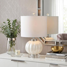 Load image into Gallery viewer, 18" Clear Novelty Table Lamp With Drum Shade