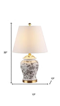 Load image into Gallery viewer, 22" Gold Urn Table Lamp With Empire Shade