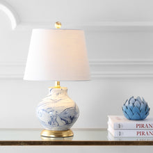 Load image into Gallery viewer, 21" Gold Novelty Table Lamp With Empire Shade