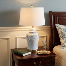 Load image into Gallery viewer, 26" Gold Novelty Table Lamp With Drum Shade