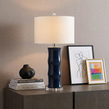 Load image into Gallery viewer, 27" Clear Novelty Table Lamp With Drum Shade
