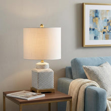 Load image into Gallery viewer, 22" Gold Novelty Table Lamp With Globe Shade