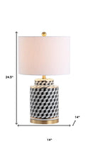 Load image into Gallery viewer, 25" Gold Novelty Table Lamp With Globe Shade