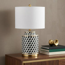 Load image into Gallery viewer, 25" Gold Novelty Table Lamp With Globe Shade