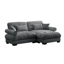 Load image into Gallery viewer, Super Comfort Oversized Modular Sectional Sofa With Movable Ottoman