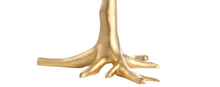 Load image into Gallery viewer, 34" Gold Novelty Table Lamp With Empire Shade