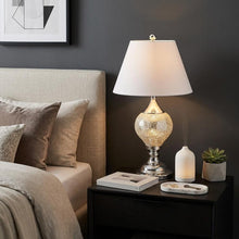 Load image into Gallery viewer, 27" Silver Urn Table Lamp With Empire Shade