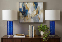 Load image into Gallery viewer, Set of Two 28" Clear Novelty Table Lamps With Globe Shades