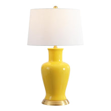 Load image into Gallery viewer, 29" Gold Urn Bedside Lamp With Empire Shade