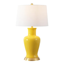 Load image into Gallery viewer, 29" Gold Urn Bedside Lamp With Empire Shade