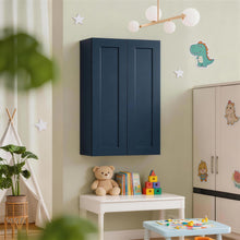Load image into Gallery viewer, Shaker Wall Cabinet With Soft Close Hinges, Adjustable Shelves, Double Door