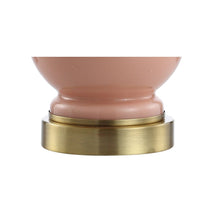 Load image into Gallery viewer, Set of Two 22" Gold Novelty Table Lamps With Drum Shades