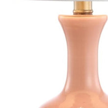 Load image into Gallery viewer, Set of Two 22" Gold Novelty Table Lamps With Drum Shades
