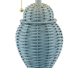 Load image into Gallery viewer, Set of Two 21" Blue Urn Table Lamps With Empire Shades