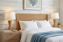 Load image into Gallery viewer, Set of Two 27" Clear Novelty Table Lamps With Empire Shades