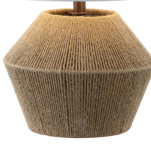 Load image into Gallery viewer, 22" Brown Novelty Bedside Lamp With Drum Shade