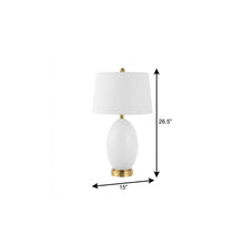 Load image into Gallery viewer, 27" Gold Novelty Table Lamp With Empire Shade