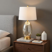 Load image into Gallery viewer, 27" Gold Novelty Table Lamp With Empire Shade