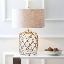 Load image into Gallery viewer, 27" Clear Novelty Table Lamp LED With Drum Shade