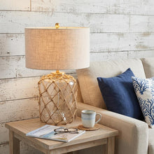 Load image into Gallery viewer, 27" Clear Novelty Table Lamp LED With Drum Shade