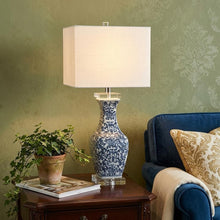 Load image into Gallery viewer, 28" Clear Novelty Table Lamp With Square Shade