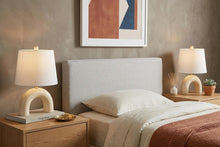 Load image into Gallery viewer, Set of Two 18" Clear Novelty Table Lamps With Empire Shades