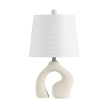Load image into Gallery viewer, Set of Two 19" Clear Novelty Table Lamps LED With Empire Shades