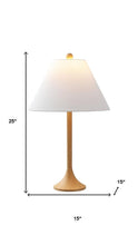 Load image into Gallery viewer, Set of Two 25" Brown Table Lamps With Empire Shades