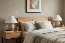 Load image into Gallery viewer, Set of Two 18" Clear Novelty Table Lamps With Empire Shades
