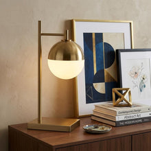 Load image into Gallery viewer, 21" Gold Table Lamp LED