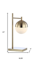 Load image into Gallery viewer, 21" Gold Table Lamp LED