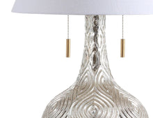 Load image into Gallery viewer, 31" Gold Novelty Table Lamp LED With Globe Shade