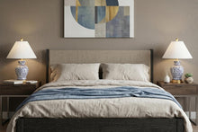 Load image into Gallery viewer, Set of Two 21" Gold Novelty Table Lamps LED With Empire Shades