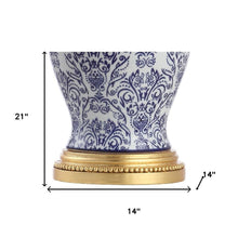 Load image into Gallery viewer, Set of Two 21" Gold Novelty Table Lamps LED With Empire Shades