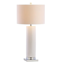 Load image into Gallery viewer, 32" Silver Novelty Table Lamp LED With Drum Shade