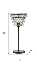 Load image into Gallery viewer, 25" Bronze Lantern Table Lamp With Drum