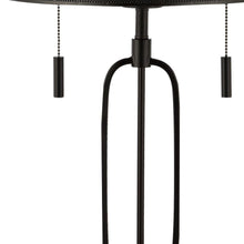 Load image into Gallery viewer, 27" Antiqued Bronze Novelty Table Lamp With Drum Shade