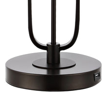 Load image into Gallery viewer, 27" Antiqued Bronze Novelty Table Lamp With Drum Shade