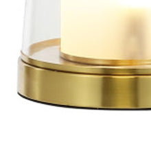 Load image into Gallery viewer, Set of Two 26" Gold Lighthouse Table Lamps With Drum Shades