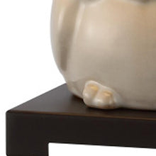 Load image into Gallery viewer, 16" Antiqued Bronze Novelty Bedside Lamp With Empire Shade
